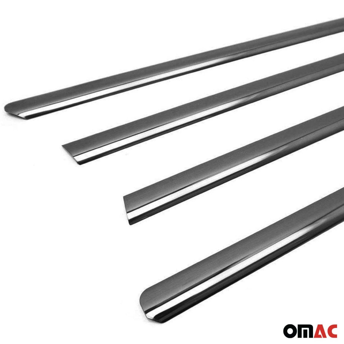 Mercedes ML Class Window Trim - Omac - S.Steel - Gloss Dark - '05-'11